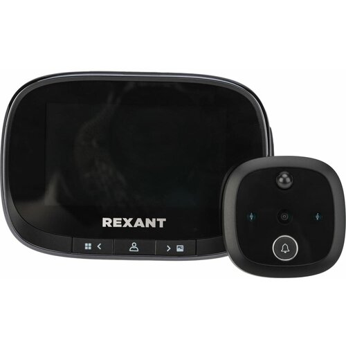 REXANT видеоглазок дверной dv-115 с дисплеем 4.3 запись фото-видео по движению, ночной режим 45-1115