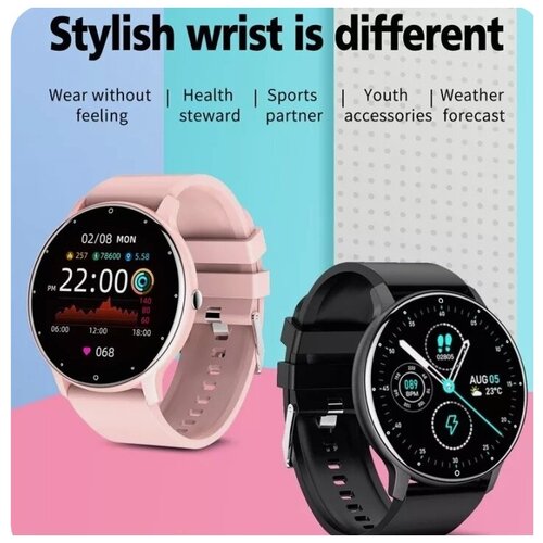 Умные часы Smart Watch ZIMO модель ZL02D водонепроницаемыечерные 232200₽