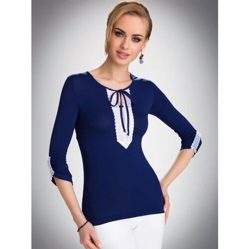 Топ  Eldar, трикотаж,  размер m, синий