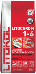 Затирка Litokol Litochrom 1-6 2 кг C.680 меланзана