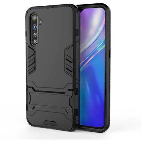 фото Чехол-бампер mypads для realme xt / oppo k5 противоударный усиленный ударопрочный черный