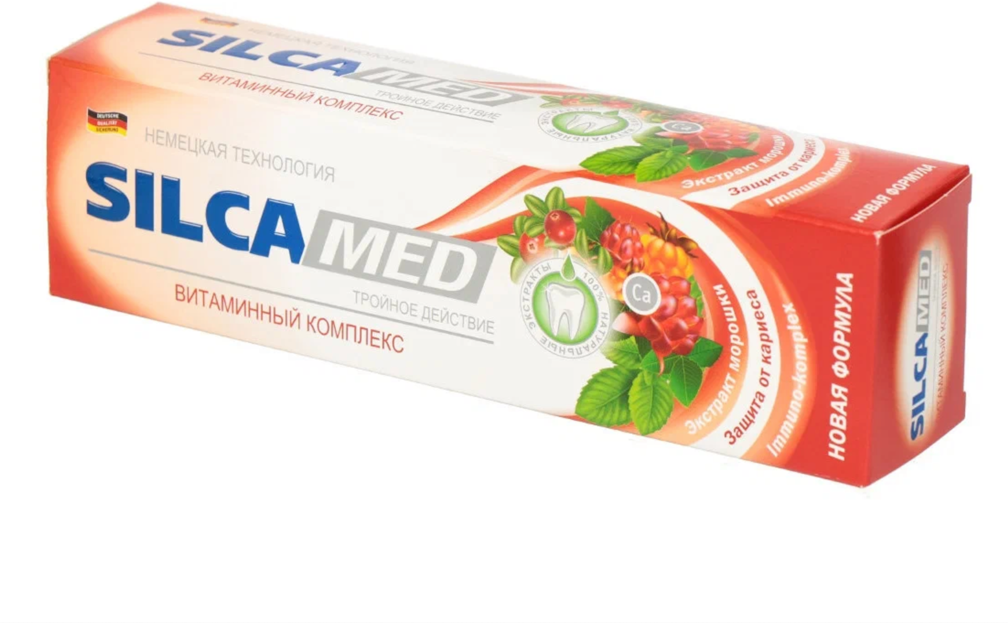 СилкаМед / SilcaMed - Зубная паста тройное действие Витаминный комплекс 130 г