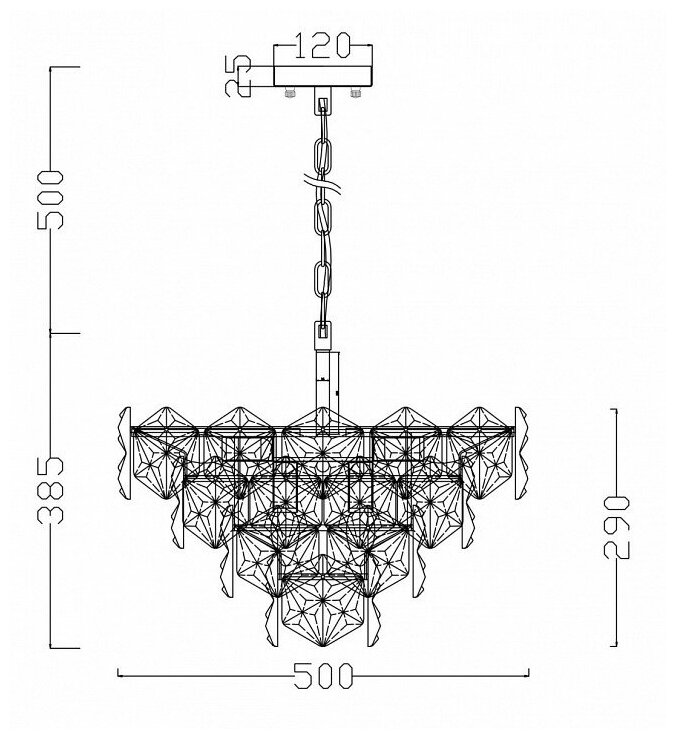 Подвесной светильник Freya Molly FR1004PL-09CH