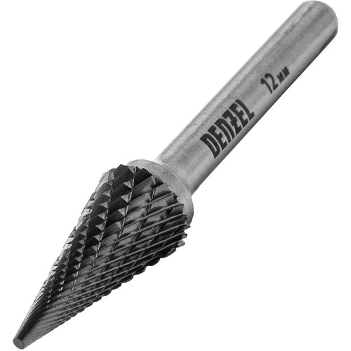 Борфреза по металлу твердосплавная коническая тип-M 12 мм Denzel 1899₽