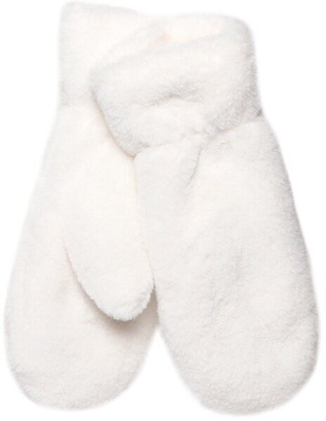 Варежки  зимние, подкладка, утепленные, размер универсальный 6.5-7.5, белый