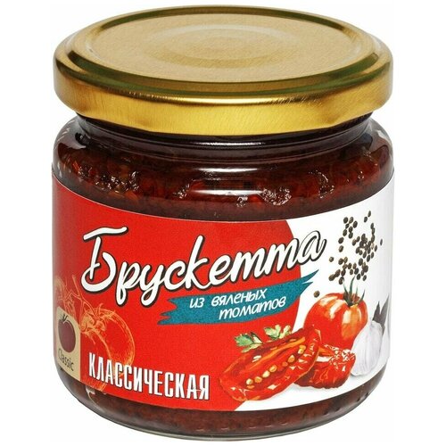 Брускетта Ecofood из вяленых томатов классическая 190г 3шт