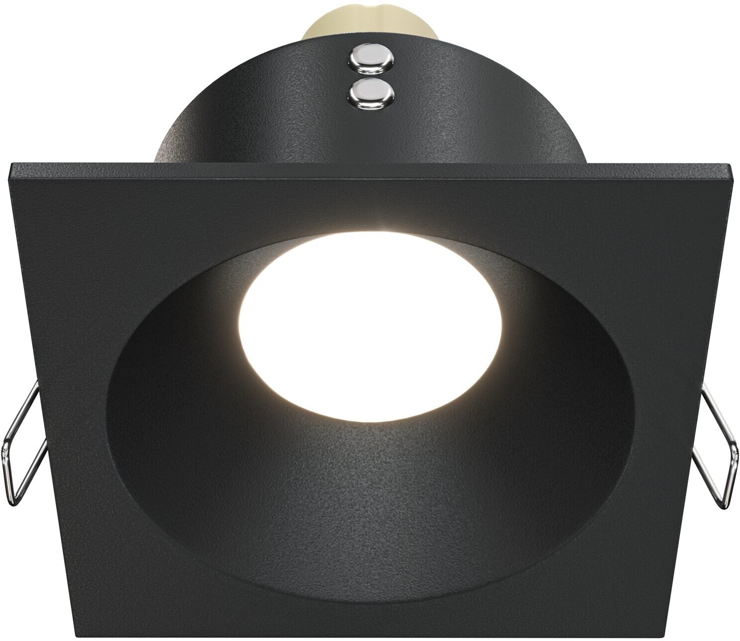 Встраиваемый светильник Maytoni Zoom DL033-2-01B, GU10, кол-во ламп:1шт, Черный