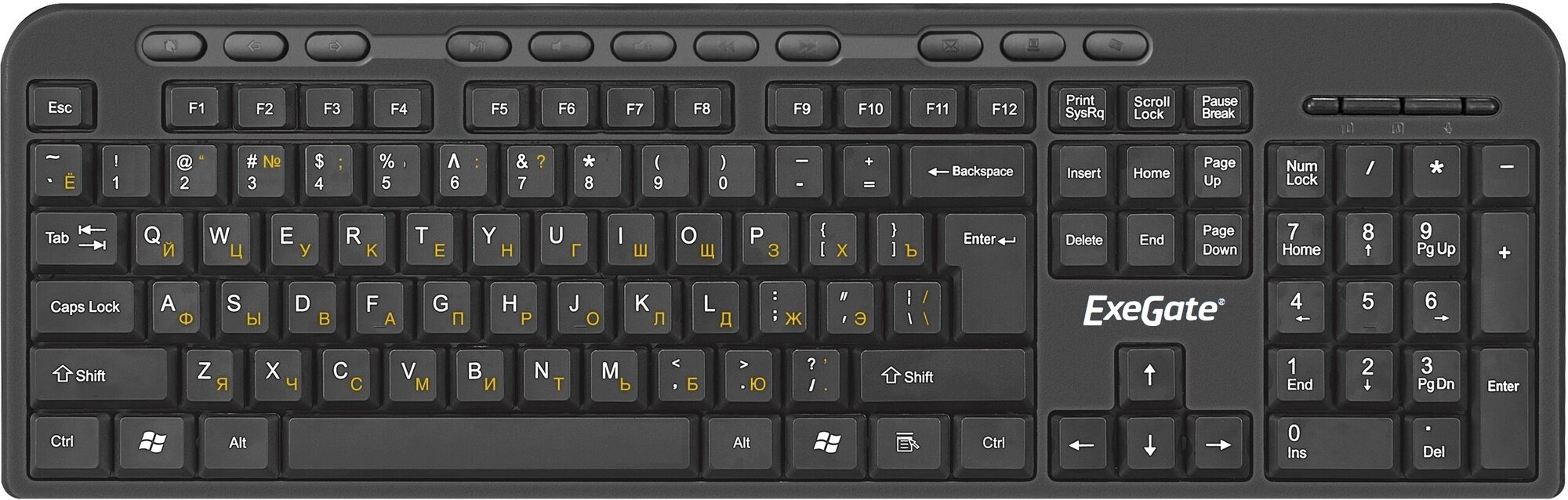 Клавиатура ExeGate EX286177RUS Multimedia Professional Standard LY-500M