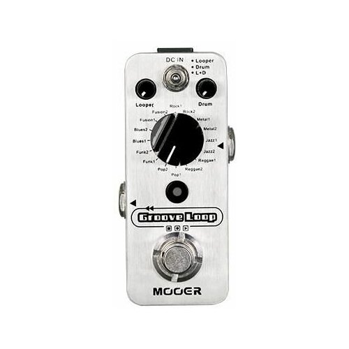 mooer micro looper мини педаль looper Mooer Groove Loop мини-педаль лупер с встроенной драм-машиной