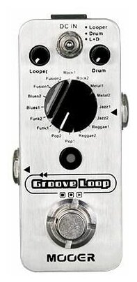 Mooer Groove Loop мини-педаль лупер с встроенной драм-машиной