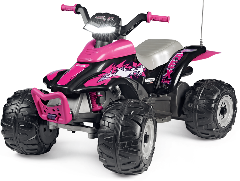 Детский электроквадроцикл Peg Perego Corral T-Rex 330W Pink