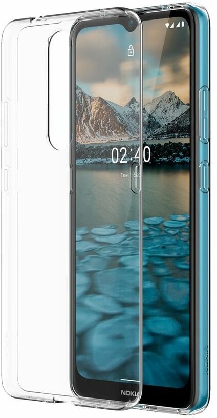 Силиконовый чехол Nokia 8 прозрачный (0,78mm) X-Level Antislip Series