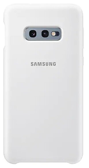 Накладка силиконовая Samsung Silicone Cover для Samsung Galaxy S10e EF-PG970TWEGRU белая