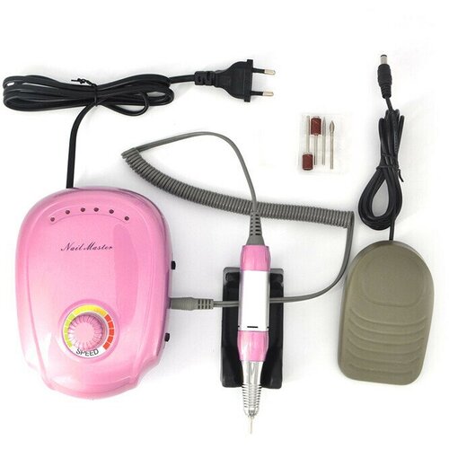 Nail Master, Аппарат для маникюра и педикюра 35 000 об/мин (JMD-303), розовый аппарат для маникюра nail master аппарат для маникюра jmd 303 розовый