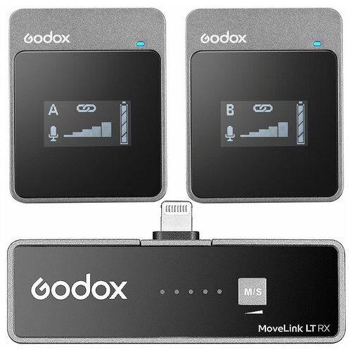 Петличная радиосистема Godox MoveLink LT2 для смартфона 2181500₽