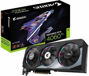 Видеокарта Gigabyte RTX4060Ti AORUS ELITE 8GB