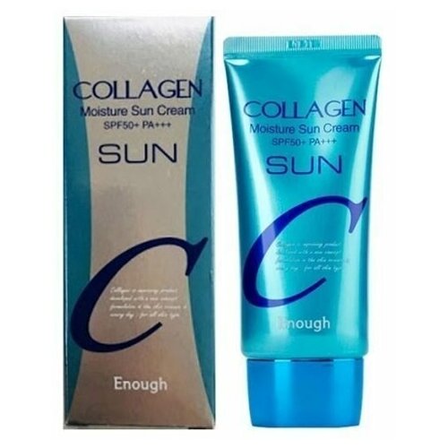 Увлажняющий солнцезащитный крем с коллагеном Collagen Moisture Sun Cream Enough (50мл)