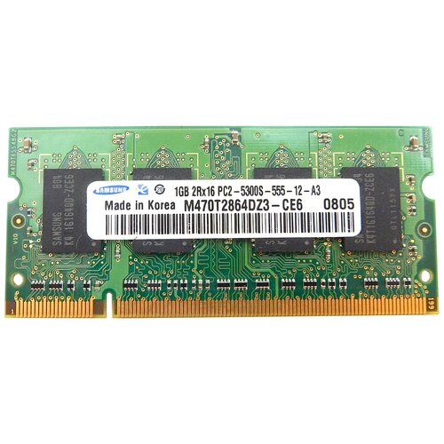 Оперативная память Samsung m470t2864dz3-ce6 DDR2 1GB 5300 39000₽