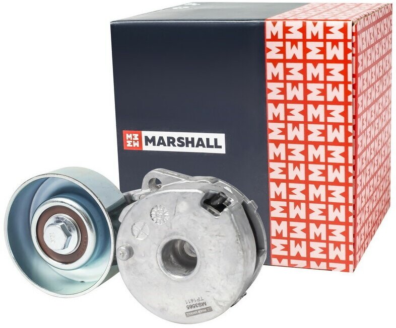 Натяжитель приводного ремня MARSHALL MS3565 Nissan: Qashqai I 07-, X-Trail II 07-; Renault Clio III 05-; кросс-номер INA 534044210; OEM 11955JD20A