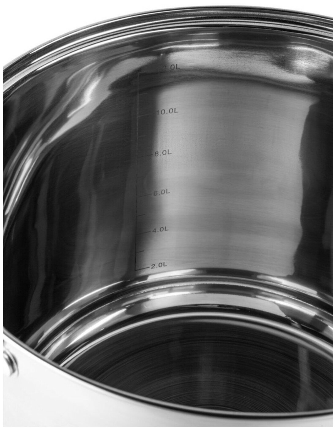 Набор кастрюль, Кастрюля Hoffmann, Нержавеющая сталь, Закаленное стекло, 14 л, 16 л, 19 л