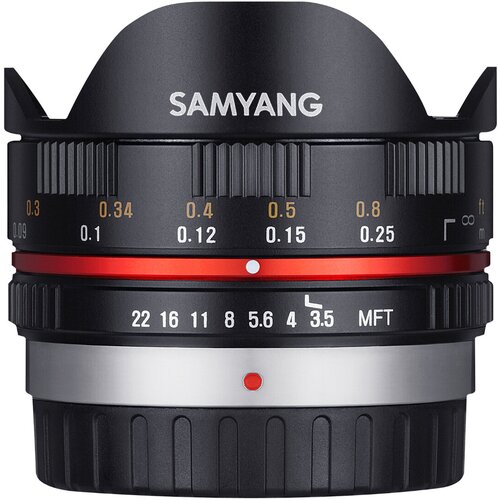 Samyang 7.5mm f/3.5 ED AS UMC Fish-eye MFT Black