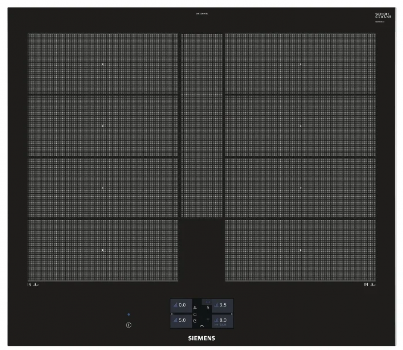 Индукционная варочная панель Siemens EX675JYW1E, чёрный