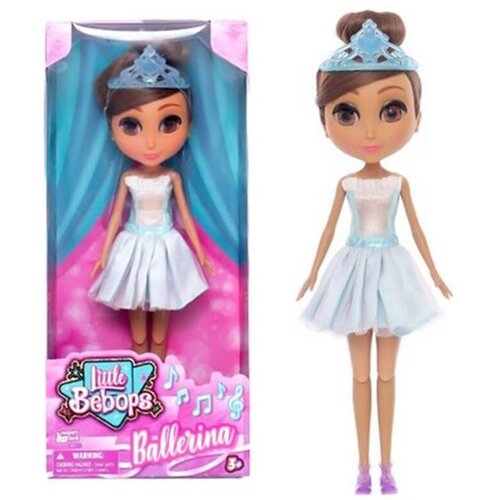Кукла Little Ballerina Bebops Белое платье