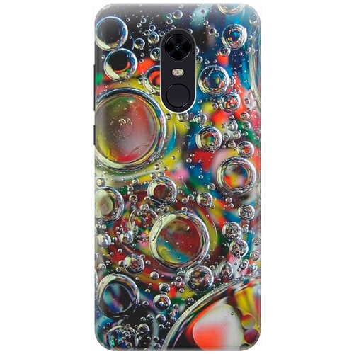 фото Ультратонкий силиконовый чехол-накладка для xiaomi redmi 5 plus с принтом "маленькие пузырьки" gosso