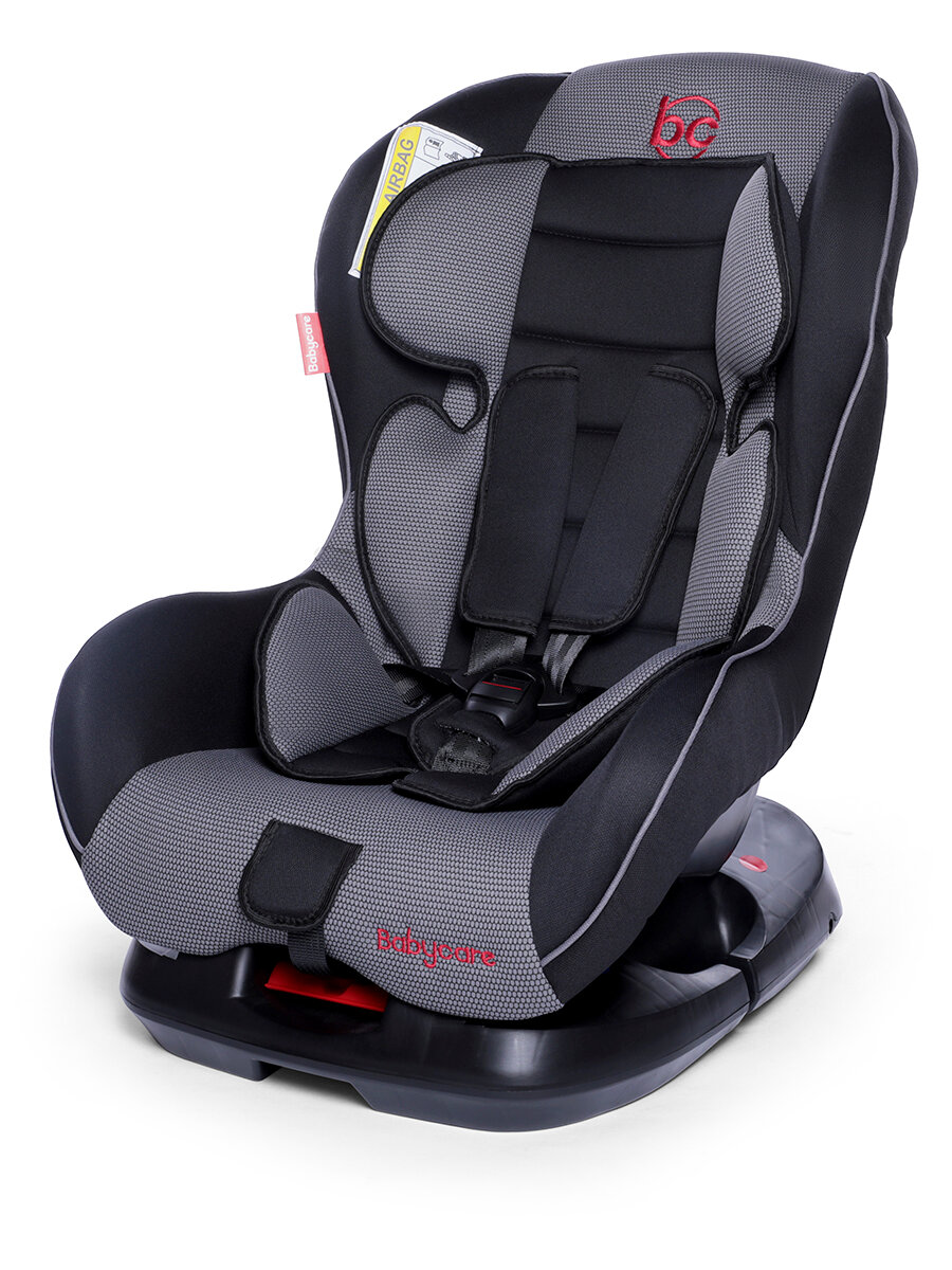 Детское автомобильное кресло Baby care Rubin гр 0+/I 0-18кг0-4 лет Черный/Серый 1008 Black/Grey 100 .