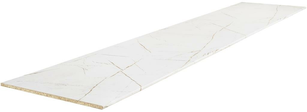 фото Столешница для кухни ЛДСП "Белый Каспий" 300x60x3.8 см.