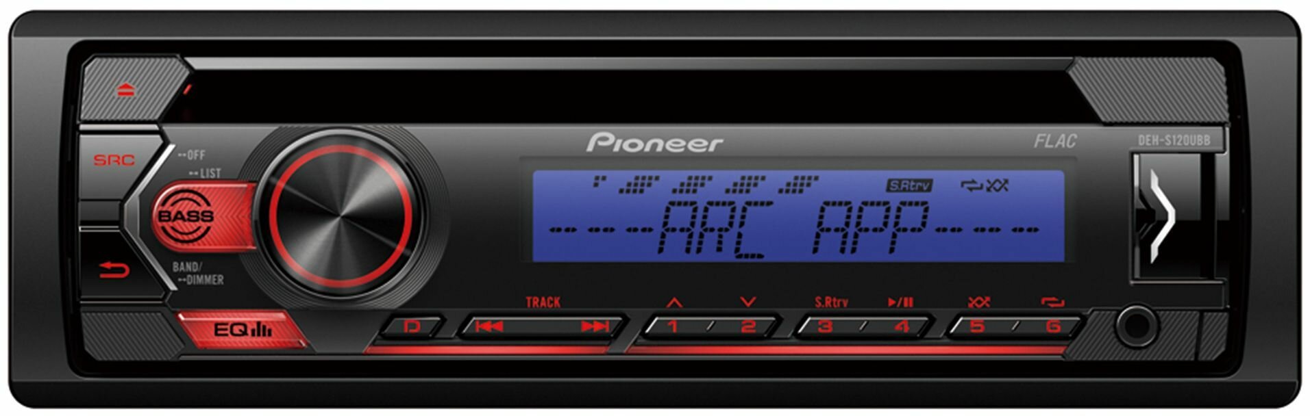 Автомагнитола Pioneer DEH-S120UB 1DIN 4x50Вт AUX 1 RDS