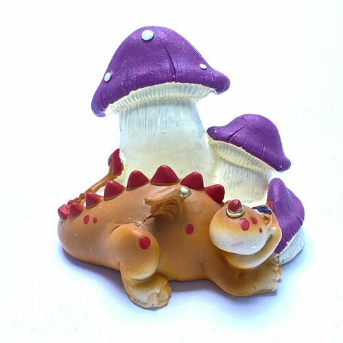 Статуэтка интерьерная подставка Семья Ди Трис 7 см символ года 2024 цвет оранжевый 199₽