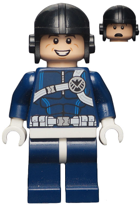 Минифигурка LEGO Sh 188 SHIELD Agent - White Hips and Hands