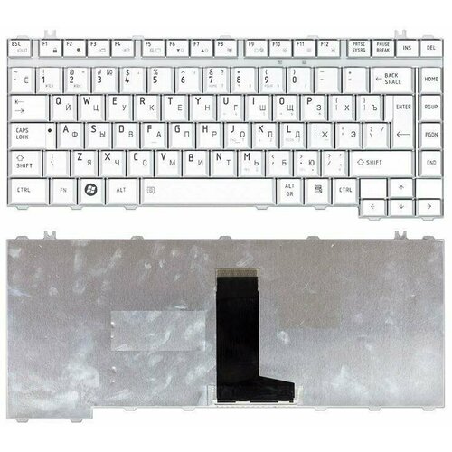 Клавиатура для ноутбука Toshiba Satellite A200 A210 A300 M300 L300 M500 M505 серебристая клавиатура для ноутбука toshiba satellite a200 a205 a210 a215 m200 m205 белая