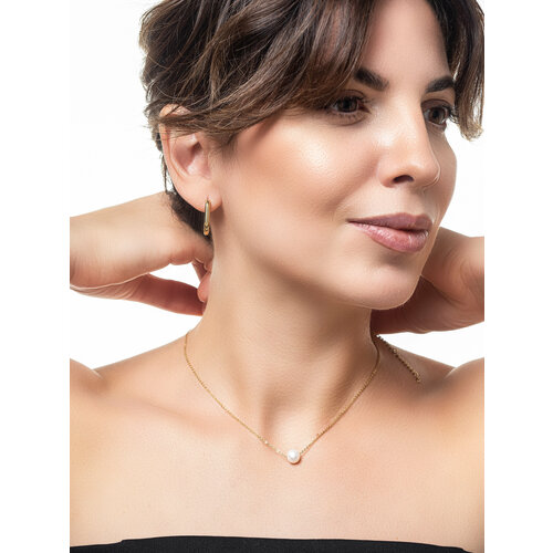 Колье Tanya Goz Jewellery, жемчуг культивированный, золотой, желтый