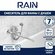 Смеситель для ванны с душем RAIN Мира однорычажный, изогнутый изл...