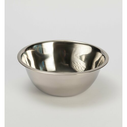 Миска глубокая из нержавеющей стали 24 см блюдо металлическое чаша 532₽