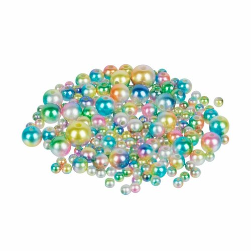 Жемчужные бусины для творчества (пластик) Ассорти 03, 10 г.