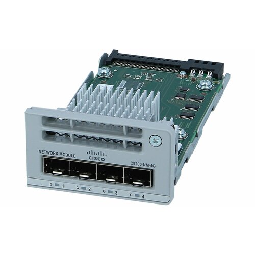 Модуль коммутатора Cisco C9200-NM-4X 4 порта SFP 10G модуль cisco c9200 stack kit