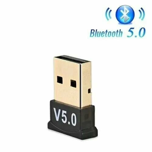 USB bluetooth 50 адаптер для пк ноутбука беспроводных наушников мышки клавиатуры принтера телефона геймпада и колонки 311₽