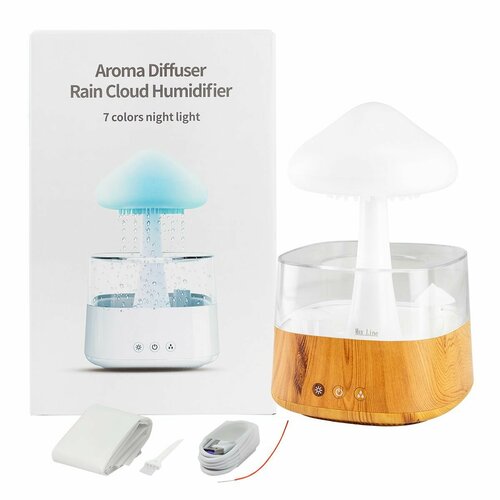 Светильник-увлажнитель воздуха Гриб EL15 CH08-2wood 442000₽