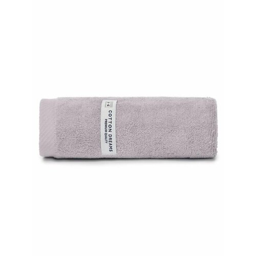 Полотенце махровое Cotton Dreams, Grey-violet, 50x100 см - 1 шт, хлопок 100%