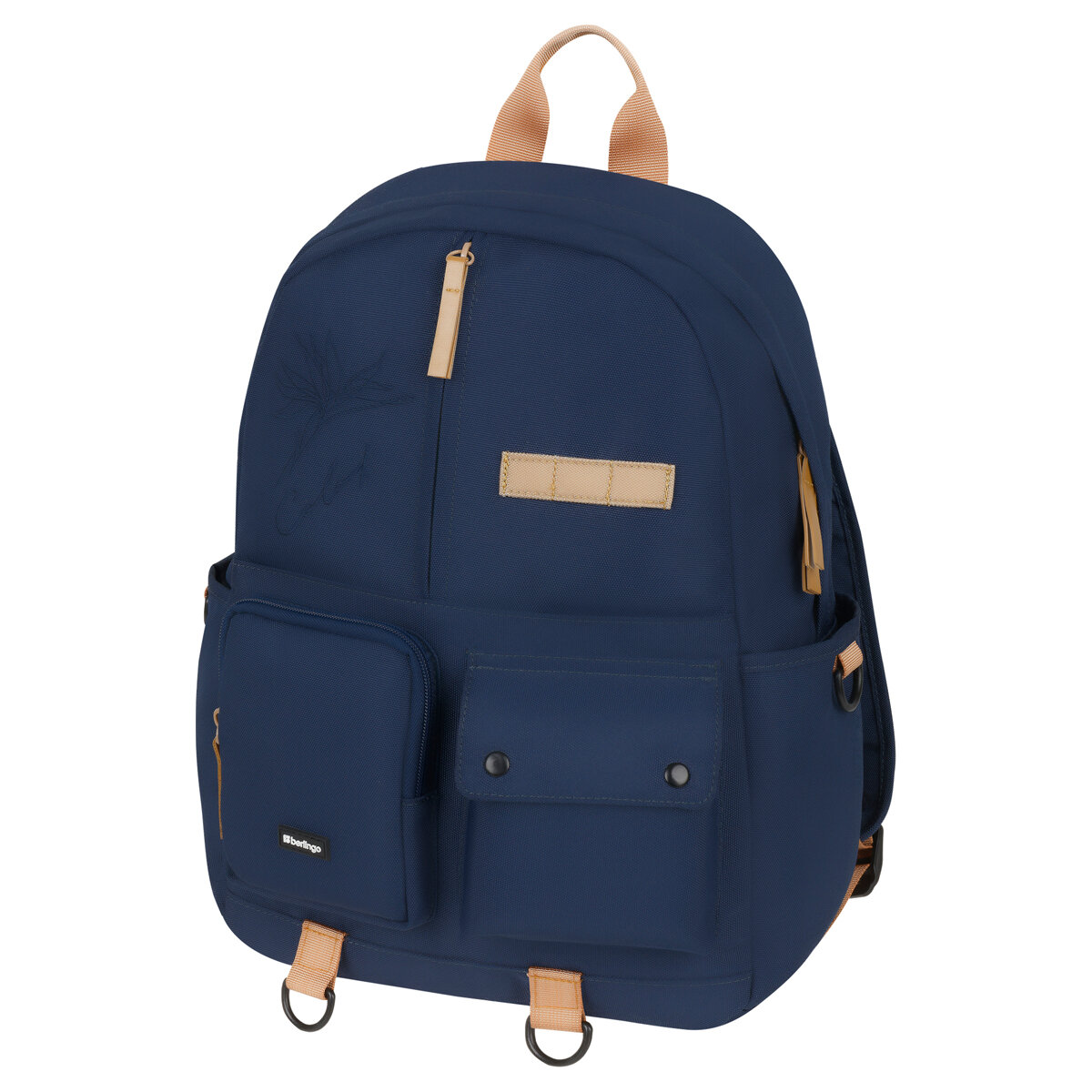 фото Рюкзак Berlingo Urban "Leaf" 40,5*30*13,5см, 1 отделение, 6 карманов, уплотненная спинка