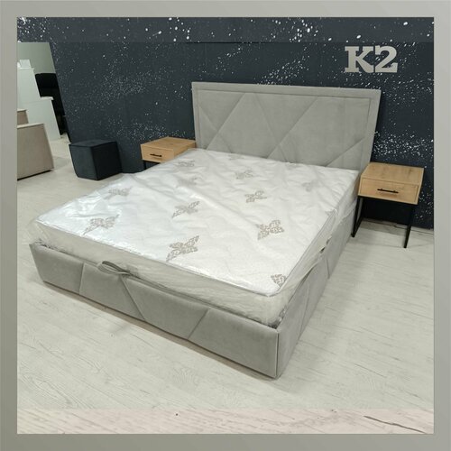 Кровать K2 со спальным местом 120х180 см, кровать двухспальная с ...