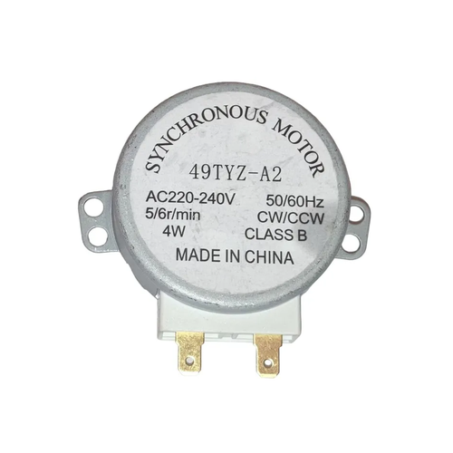 двигатель вращения тарелки микроволновой печи 220v 4w 5 6rpm шток 14 мм Мотор вращения тарелки СВЧ 49TYZ-A2 220V