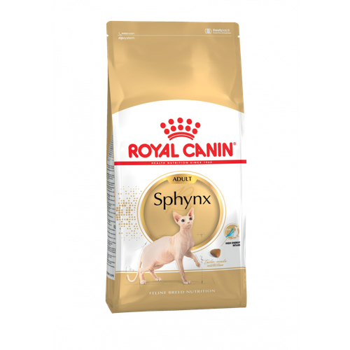 Корм сухой полнорационный Royal Canin Sphynx для взрослых кошек породы Сфинкс старше 12 месяцев, 10 кг