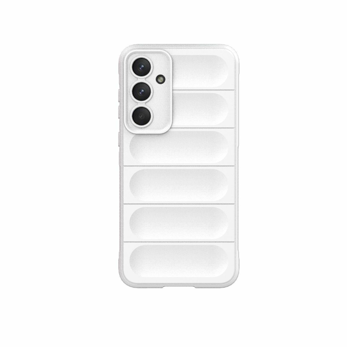 Противоударный чехол Flexible Case для Samsung Galaxy A55 5G белый