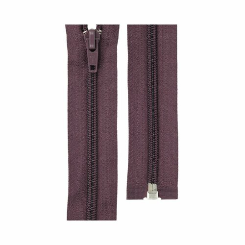 Молния 10 шт. спираль 70 см тип 5 разъёмная однозамковая №190 баклажан