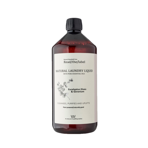 Жидкое средство для стирки Vanilla Blanc Read/the/label Eucalyptus Dives & Geranium 1000 мл