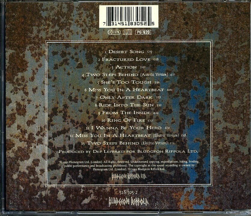 Def Leppard Retro Active CD Bludgeon Riffola - фото №2